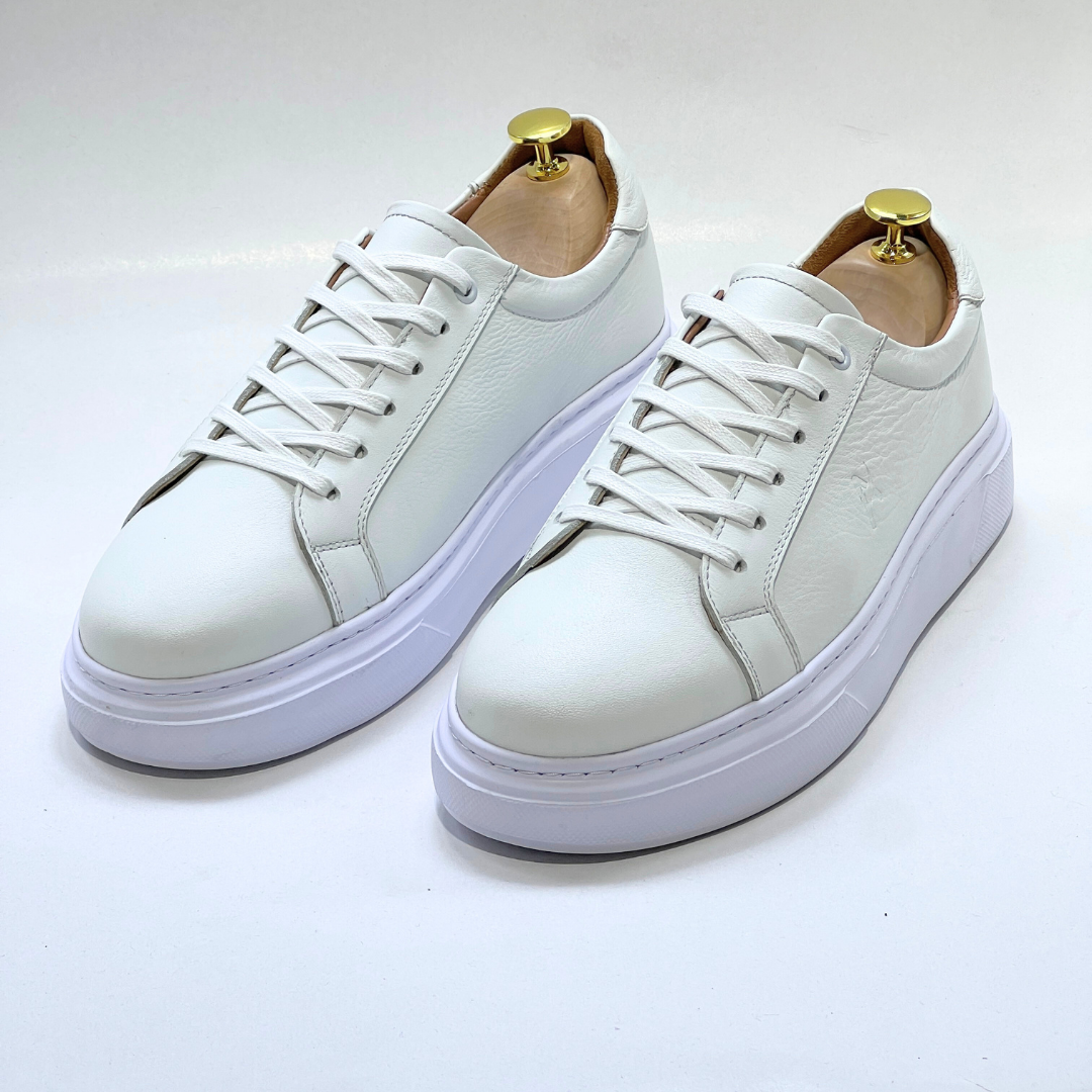 Willson Basket En Cuir 100% Médical BLANC REF 640