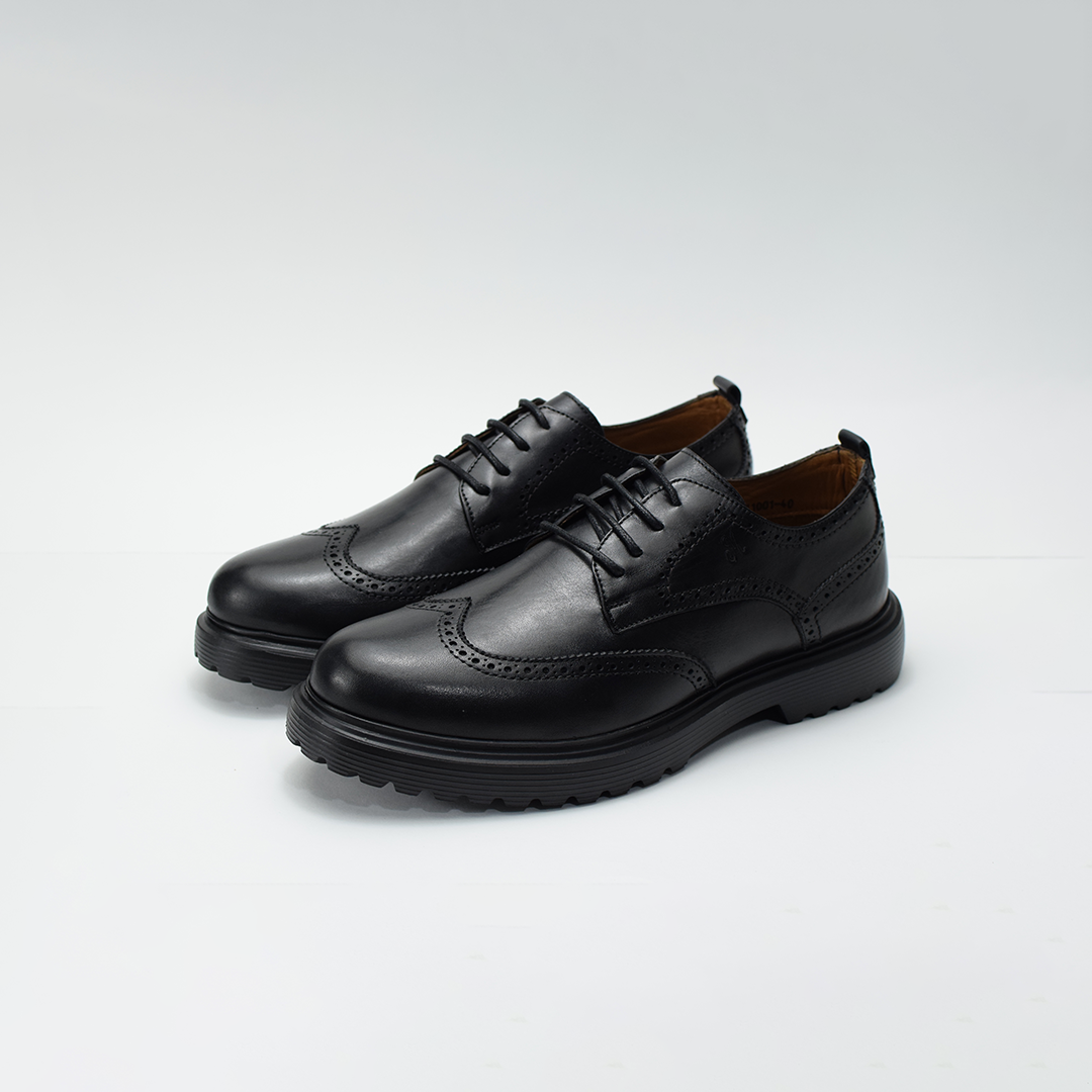 Chaussures Derby (Noir) - Médical et 100%Cuir