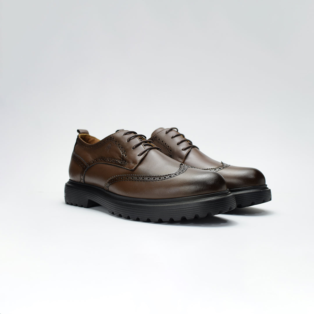 Ballantino Men's Classic Leather Derby Shoes: Medical Comfort, Stylish Formal Footwear