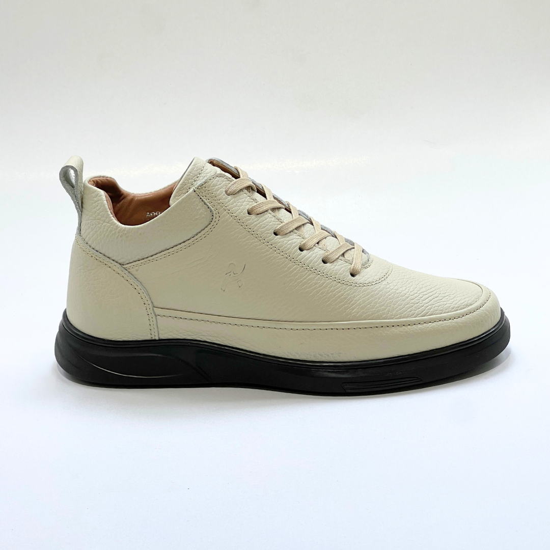 Demi - Bottine Médical 100% Cuir BEIGE  REF 609