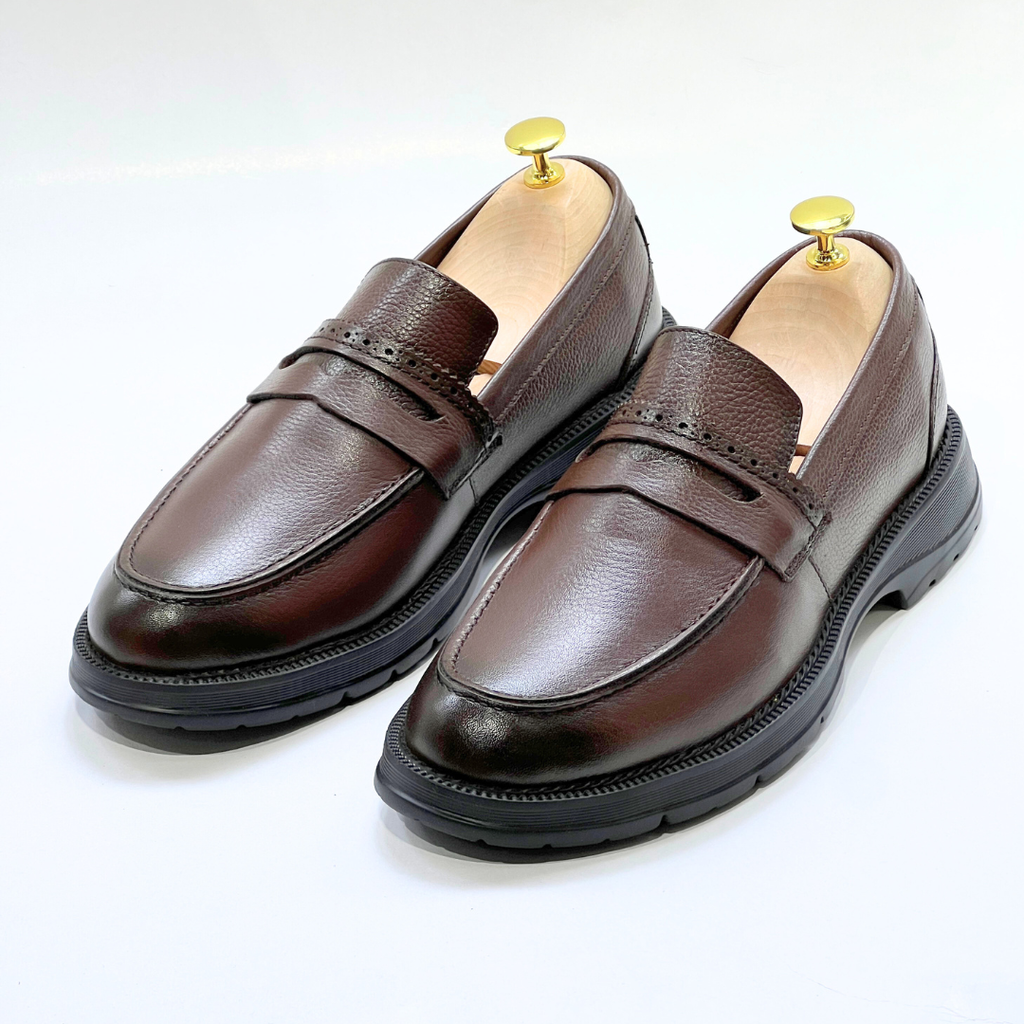 Mocassim Gravata Floater Ricardo Almeida Médical En Cuir 100% MARRON REF 1034