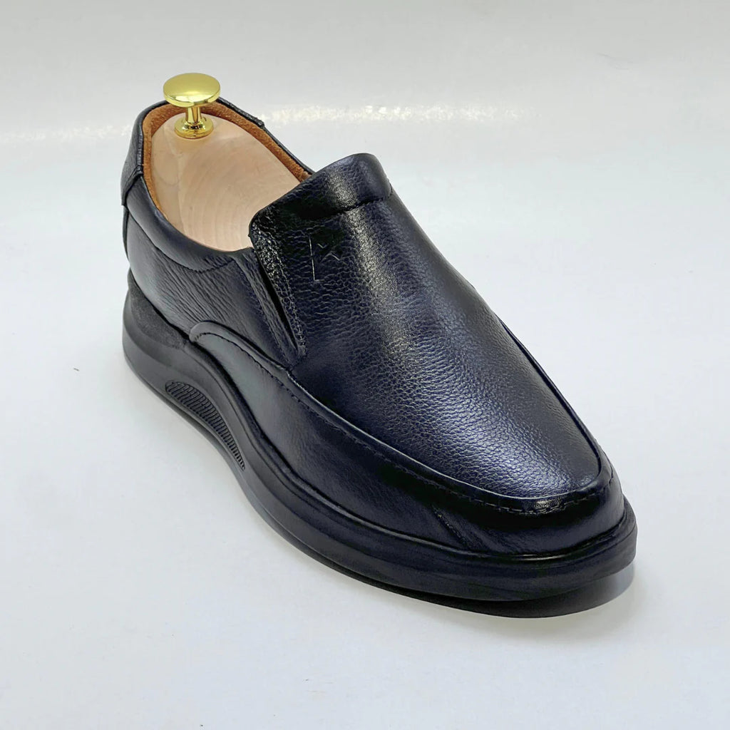 Chaussures Ultra confort en Cuir Noir - az1030