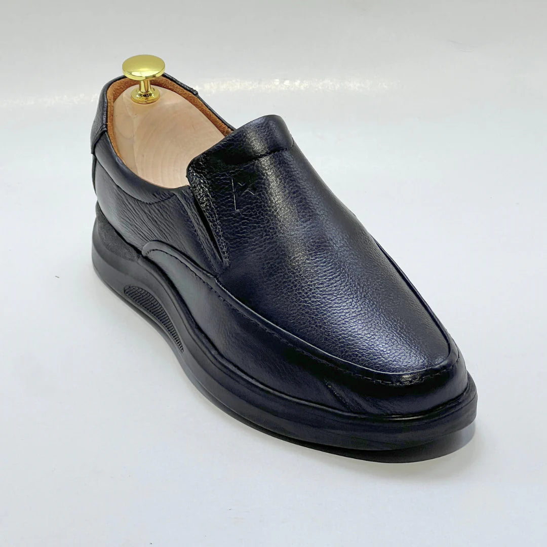 Chaussures Ultra confort en Cuir Noir - az1030