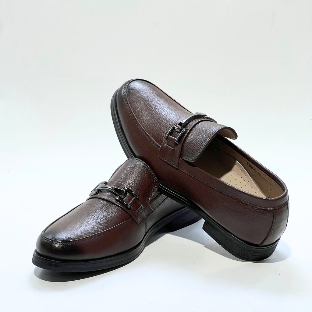 MOCASSIN Taylor en Cuir 100% MARRON REF G043