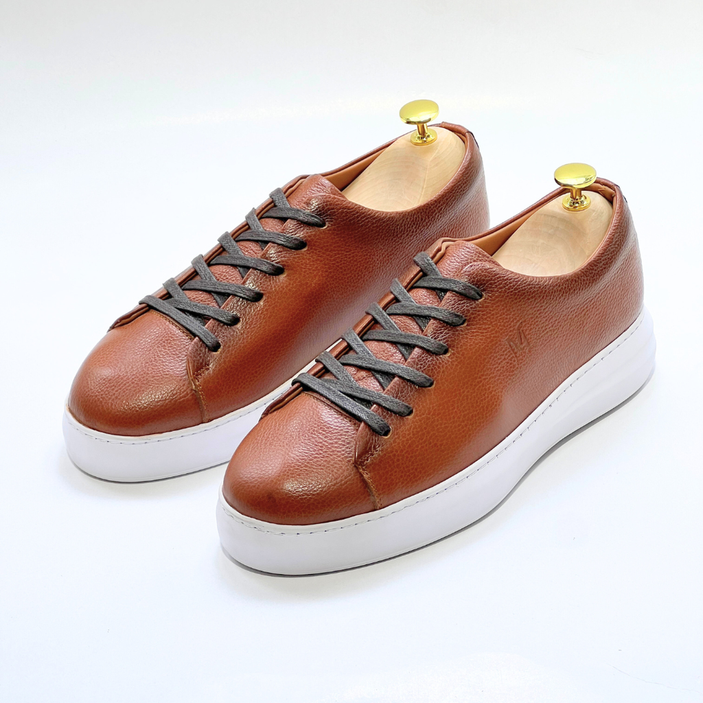 Baskets pour Homme 100% CUIR - ALONZO TABA-B EVA REF AZ060