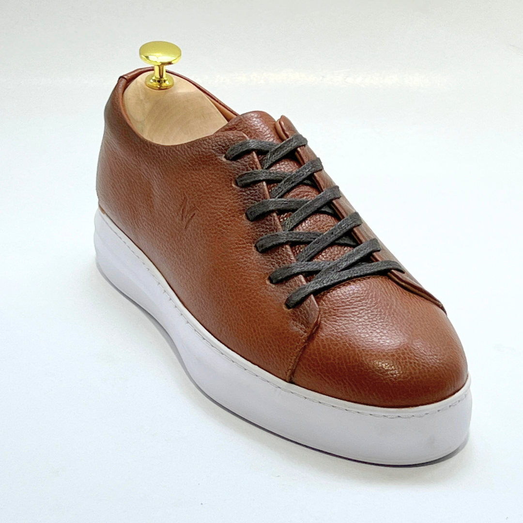 Baskets pour Homme 100% CUIR - ALONZO TABA-B EVA REF AZ060