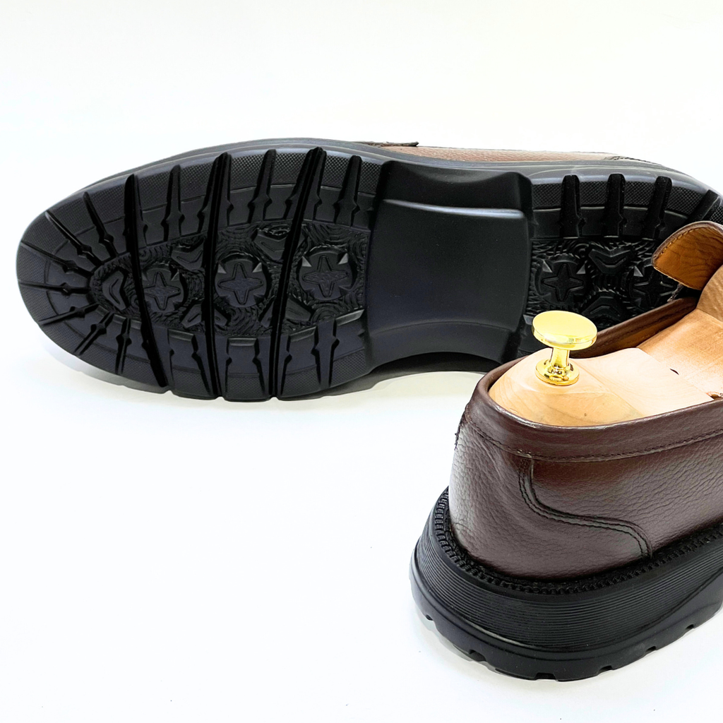 Mocassim Gravata Floater Ricardo Almeida Médical En Cuir 100% MARRON REF 1034