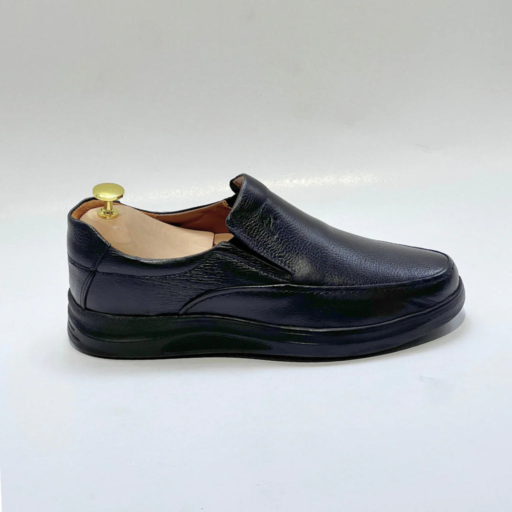Chaussures Ultra confort en Cuir Noir - az1030