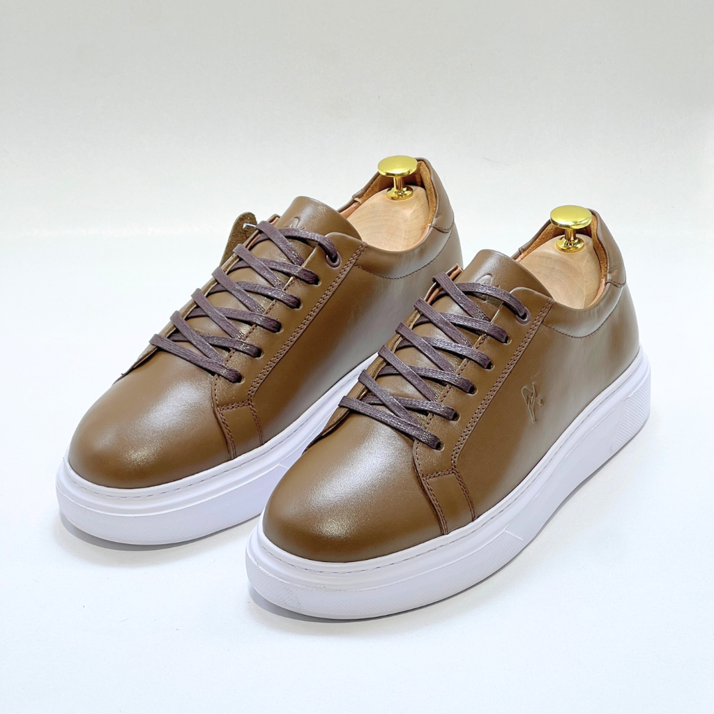 Baletto - SNEAKERS En Cuir Spécialisé TABAC-B REF AZ640