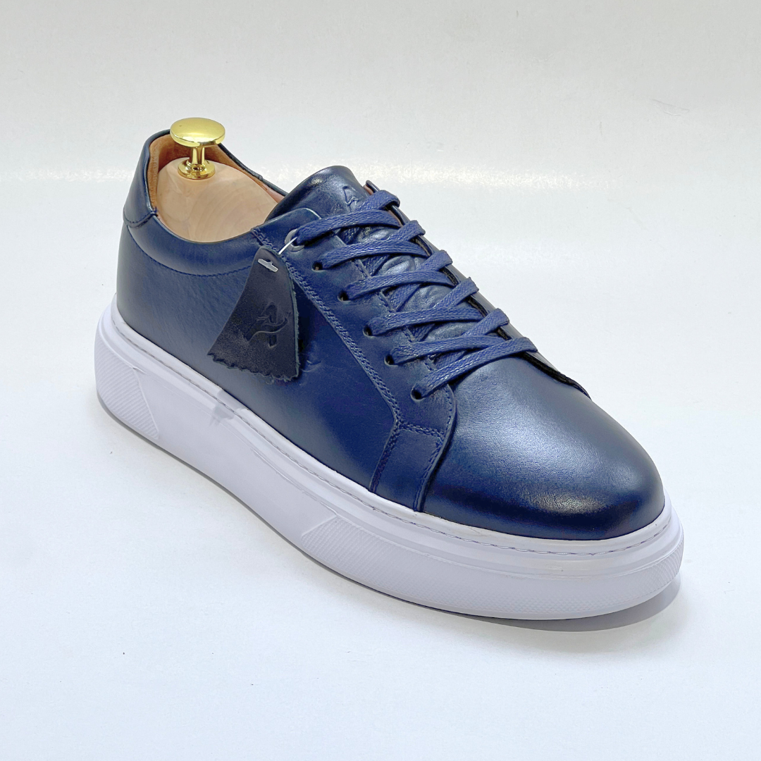 Baletto - SNEAKERS En Cuir Spécialisé bleu-B REF AZ640
