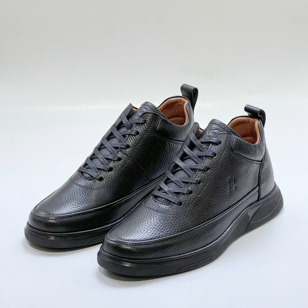 Demi - Bottine Médical 100% Cuir NOIR  REF 609