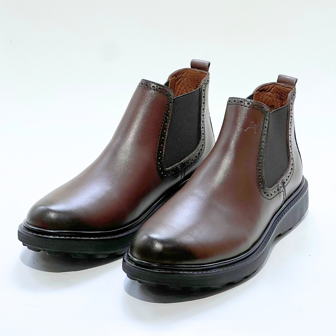 Chelsea Boots Médica 100% Cuir TABAC New Ref 721
