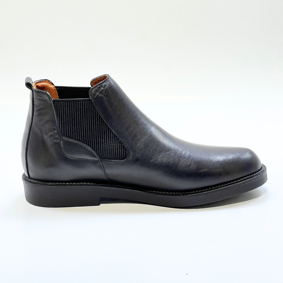 VOGUISH Tan Chelsea Boot 100% Cuir NOIR REF 038