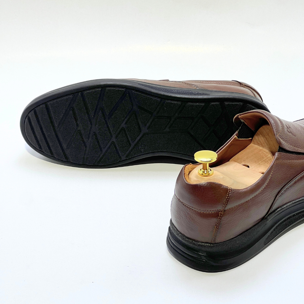 Chaussures Ultra confort en Cuir Marron - az1030