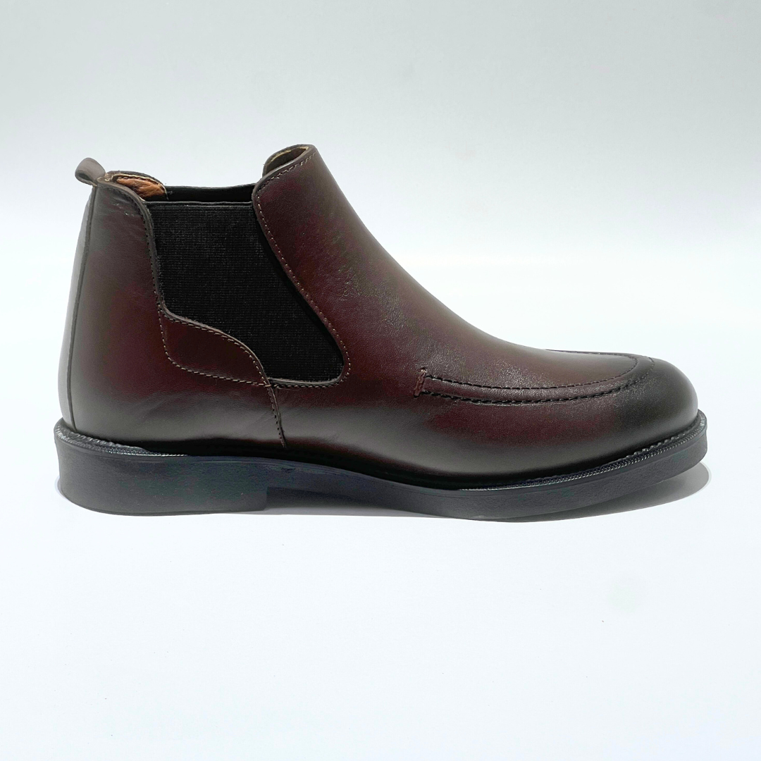 ALONZO Bottine en Cuir 100% MARRON REF AZ033