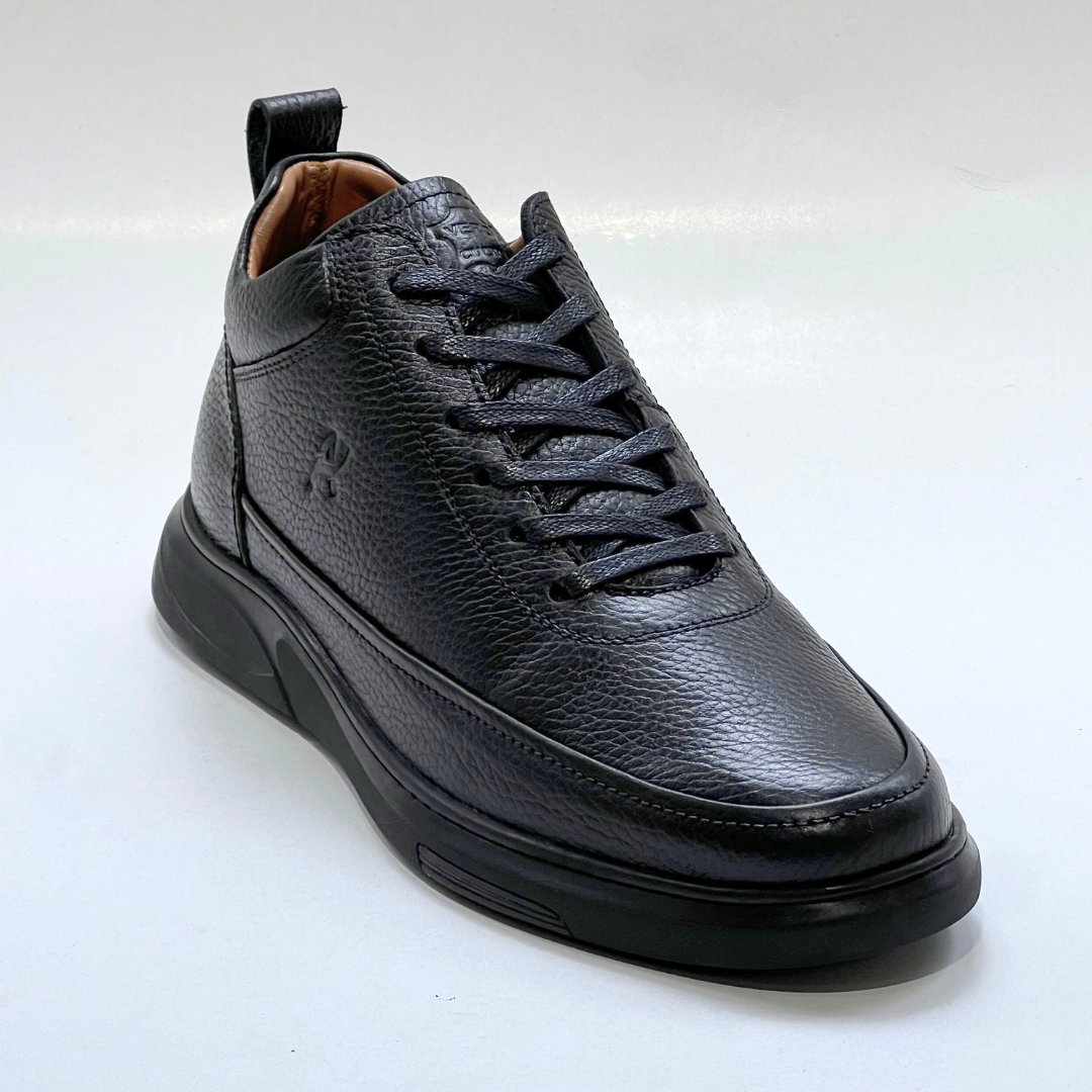 Demi - Bottine 100% Cuir NOIR REF AZ609