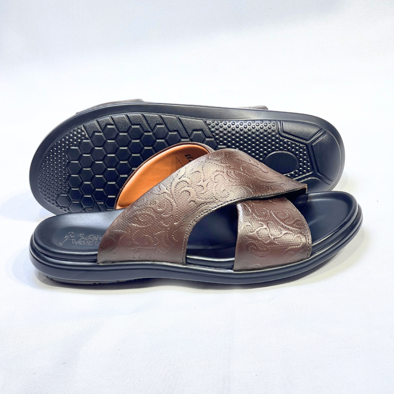 Relax – Sandales Hommes 100% Cuir Super Médical EN MARRON REF T-212
