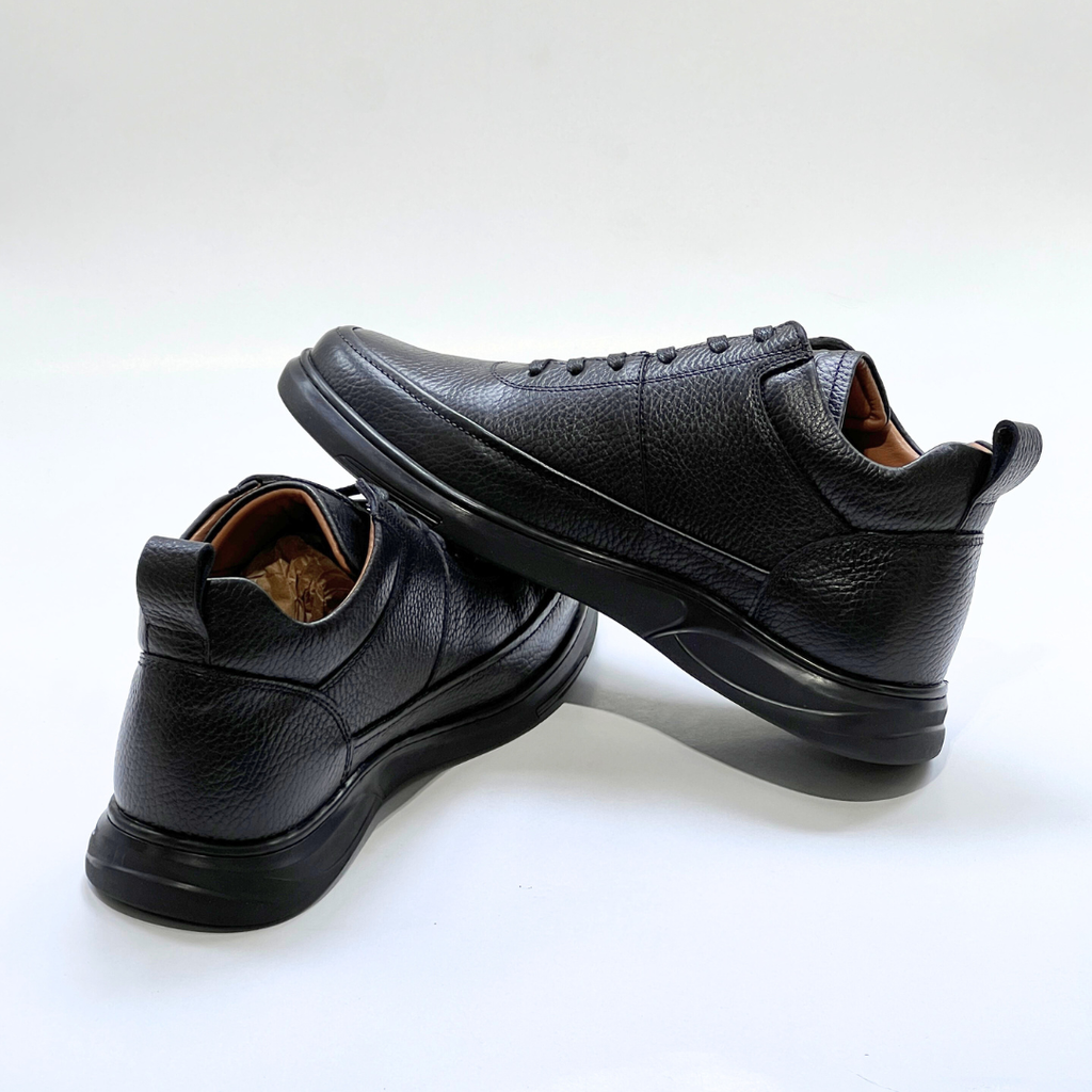 Demi - Bottine Médical 100% Cuir NOIR  REF 609