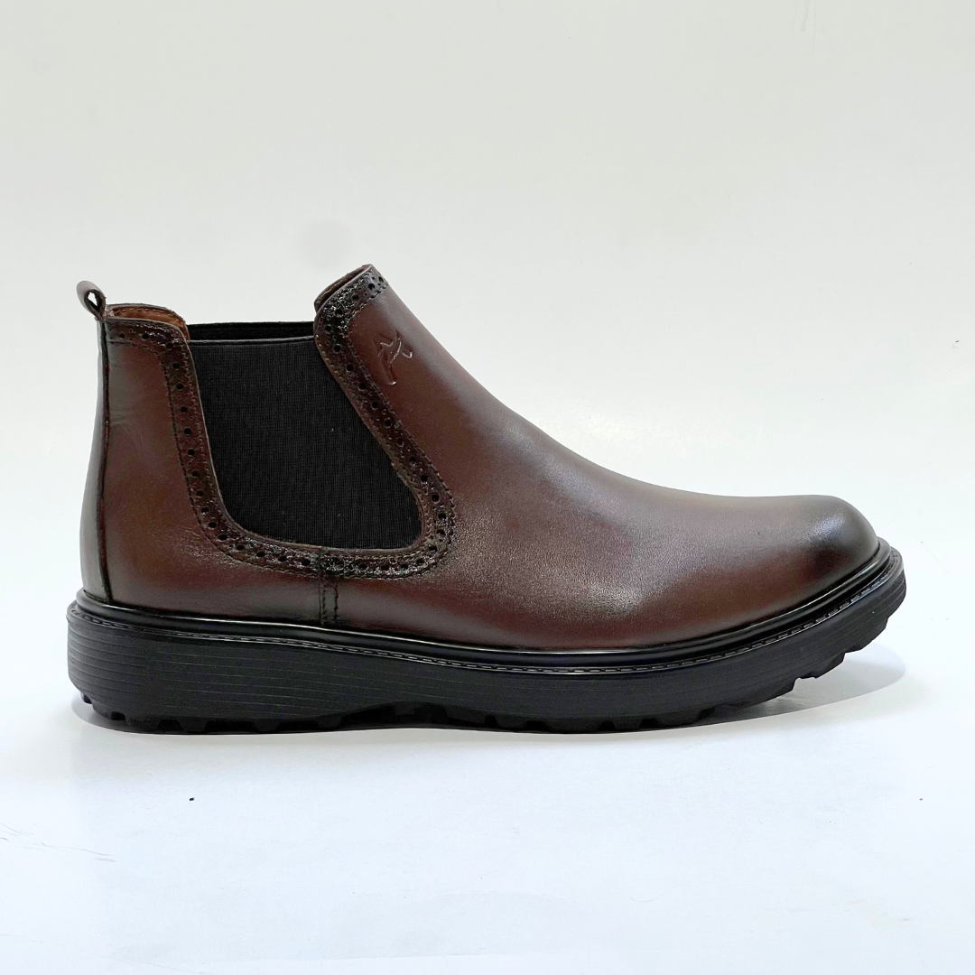 Chelsea Boots Médica 100% Cuir TABAC New Ref 721
