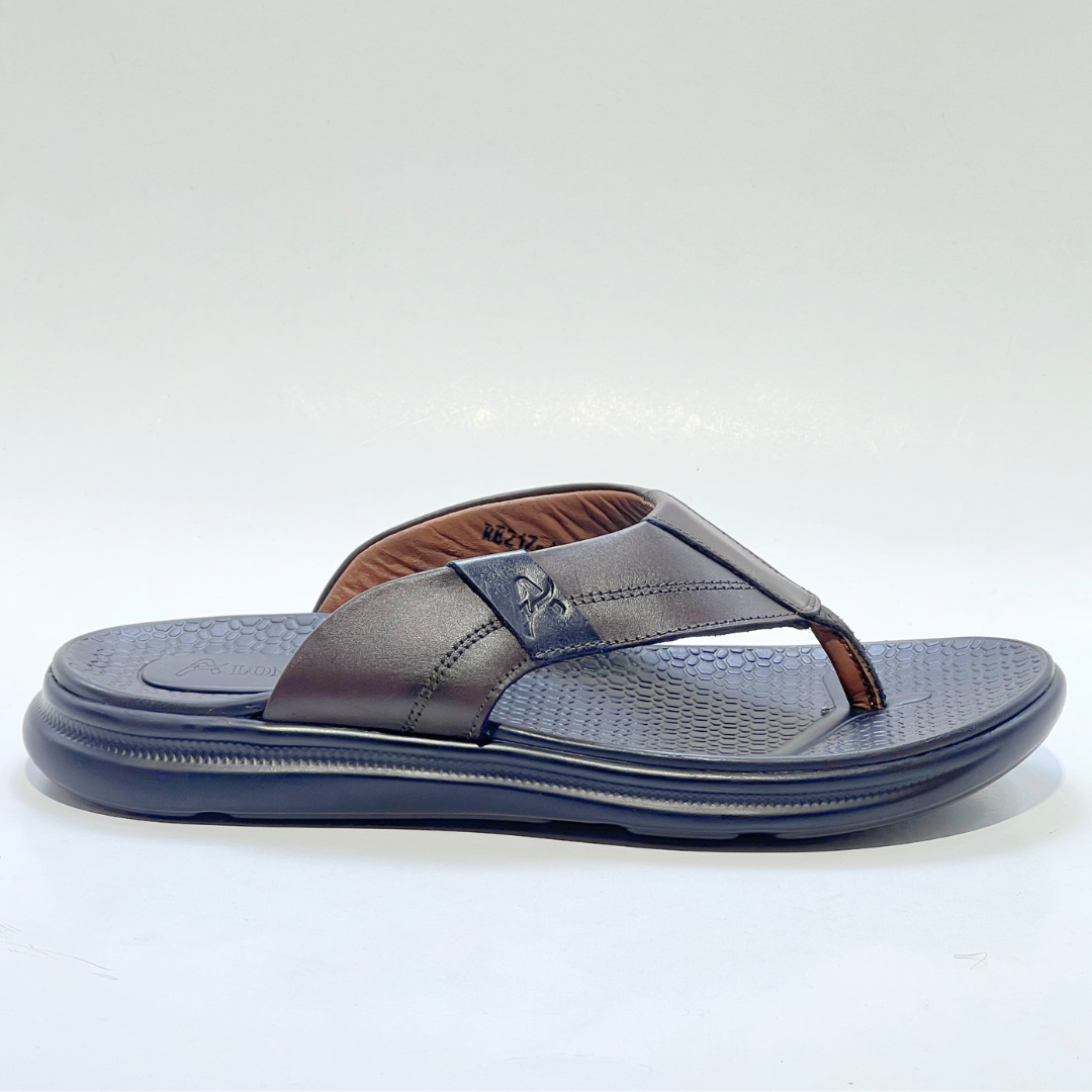 SANDAL HOMMES MEDICAL EVA 100% CUIR EN MARRON REF 2117