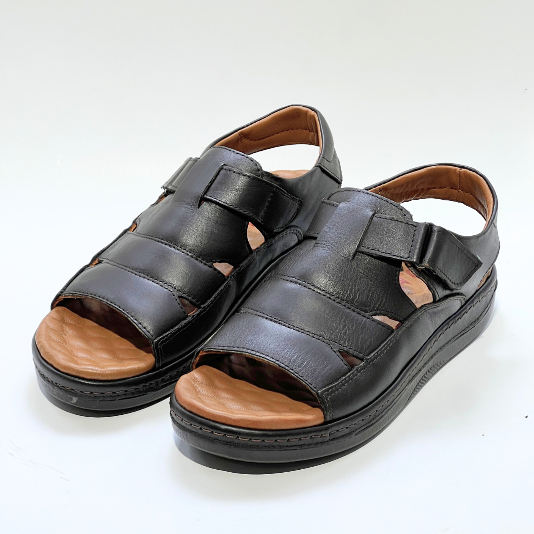 Generic Sandales Pour Hommes 100% Cuir Super Médical MARRO REF 046