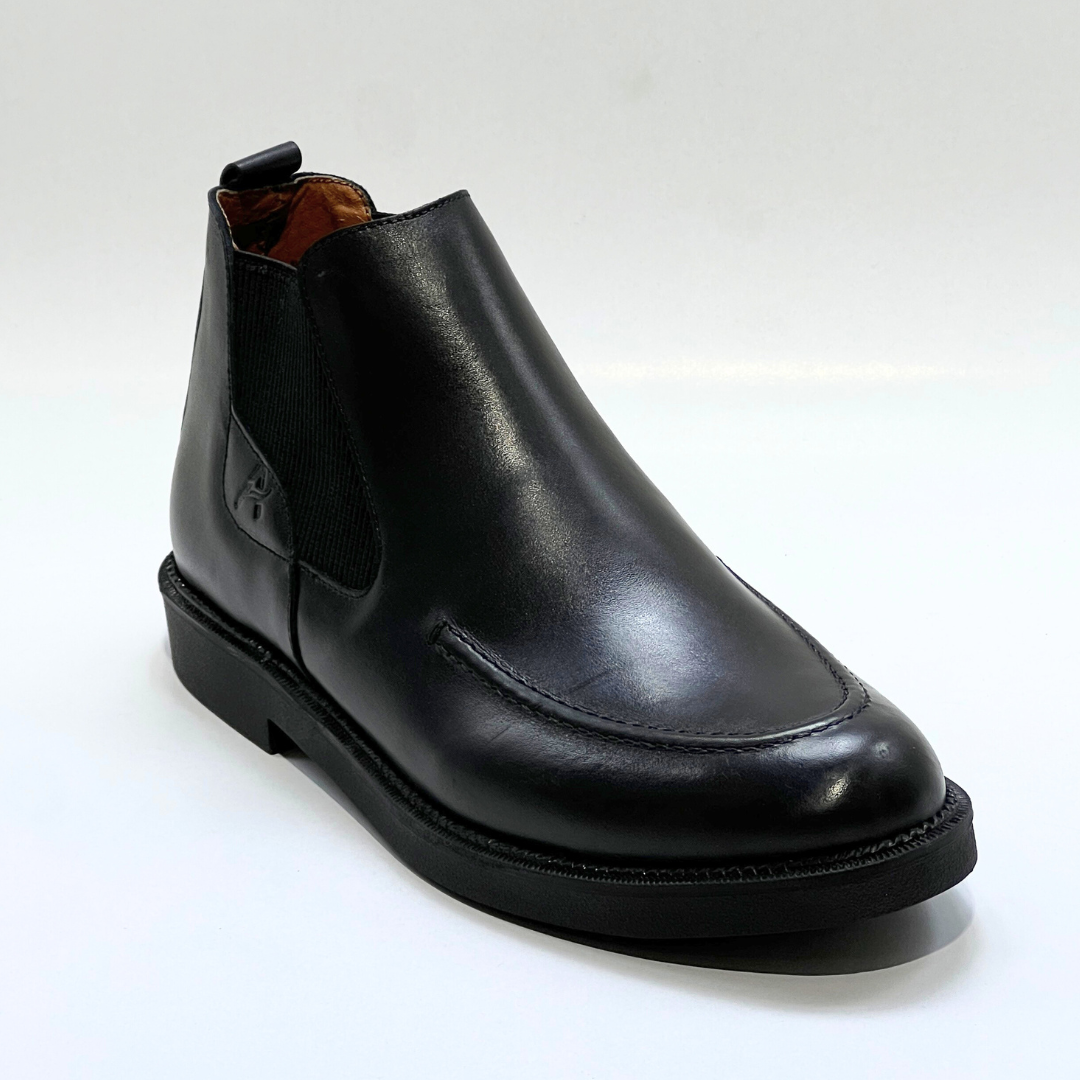 ALONZO Bottine en Cuir 100% NOIR REF AZ033