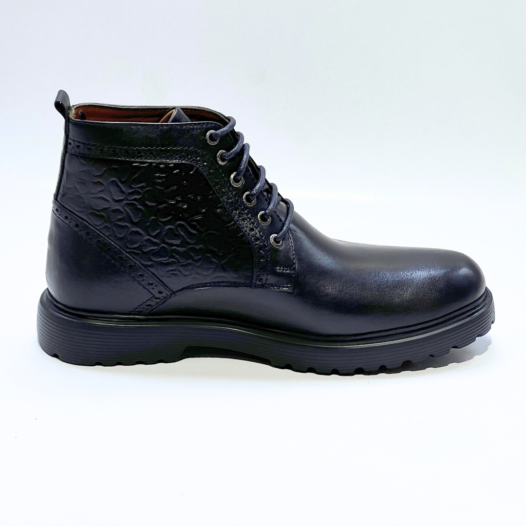 BOOTS NAPOLI - Médical 100% Cuir NOIR REF AZ804