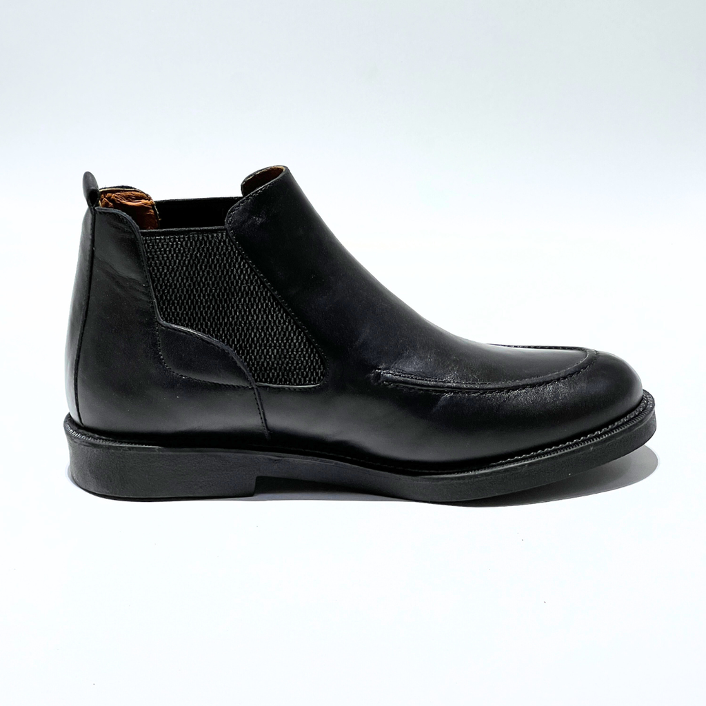 ALONZO Bottine en Cuir 100% NOIR REF AZ033