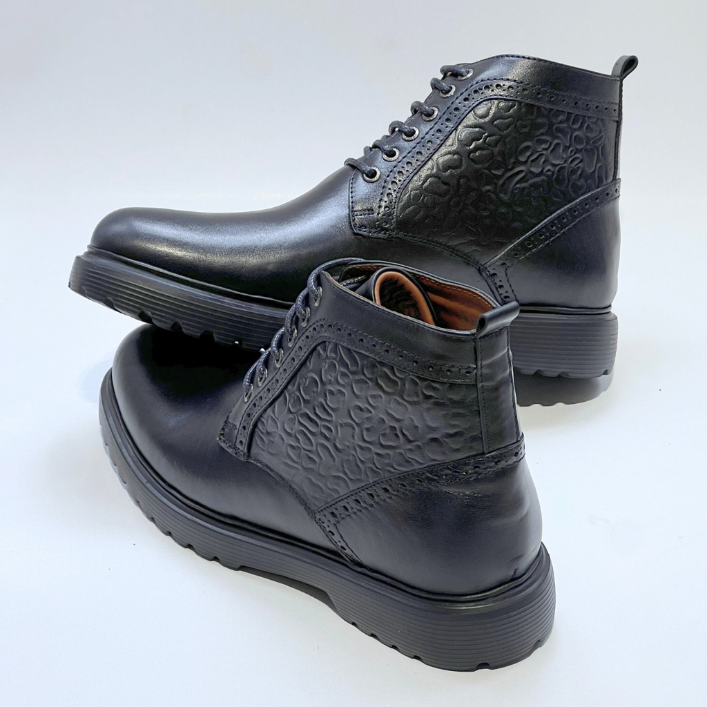 BOOTS NAPOLI - Médical 100% Cuir NOIR REF AZ804