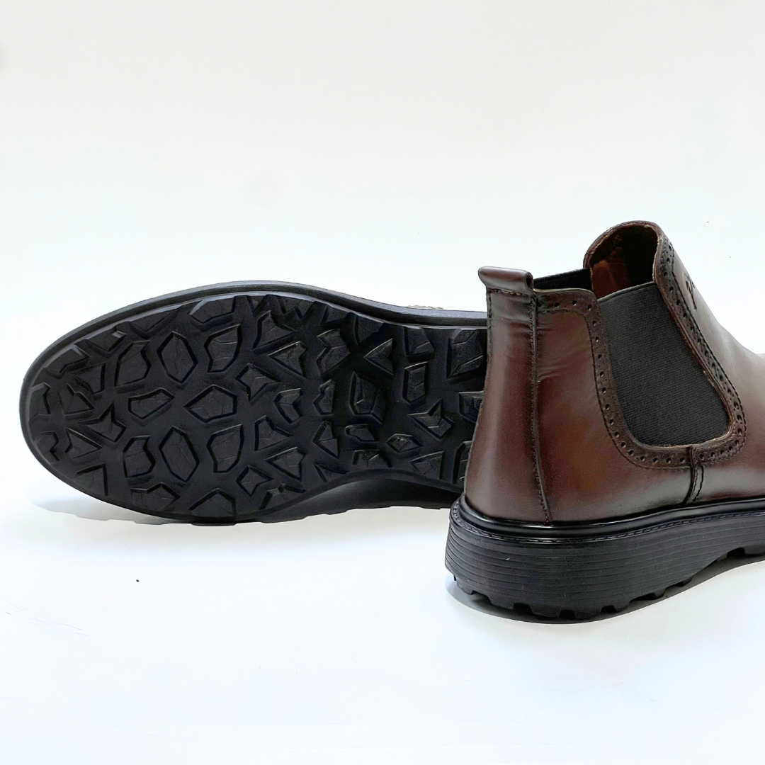 Chelsea Boots Médica 100% Cuir TABAC New Ref 721