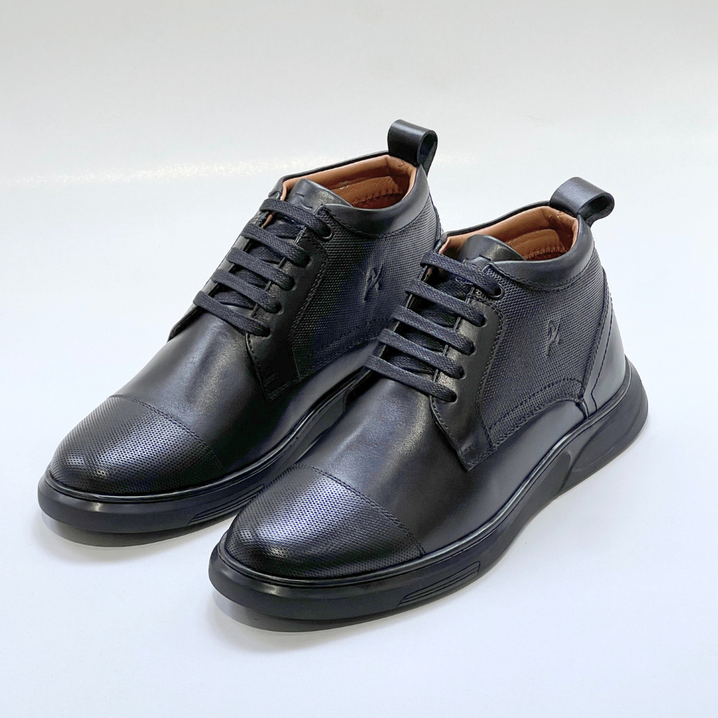 Demi - Bottine 100% Cuir NOIR REF AZ610