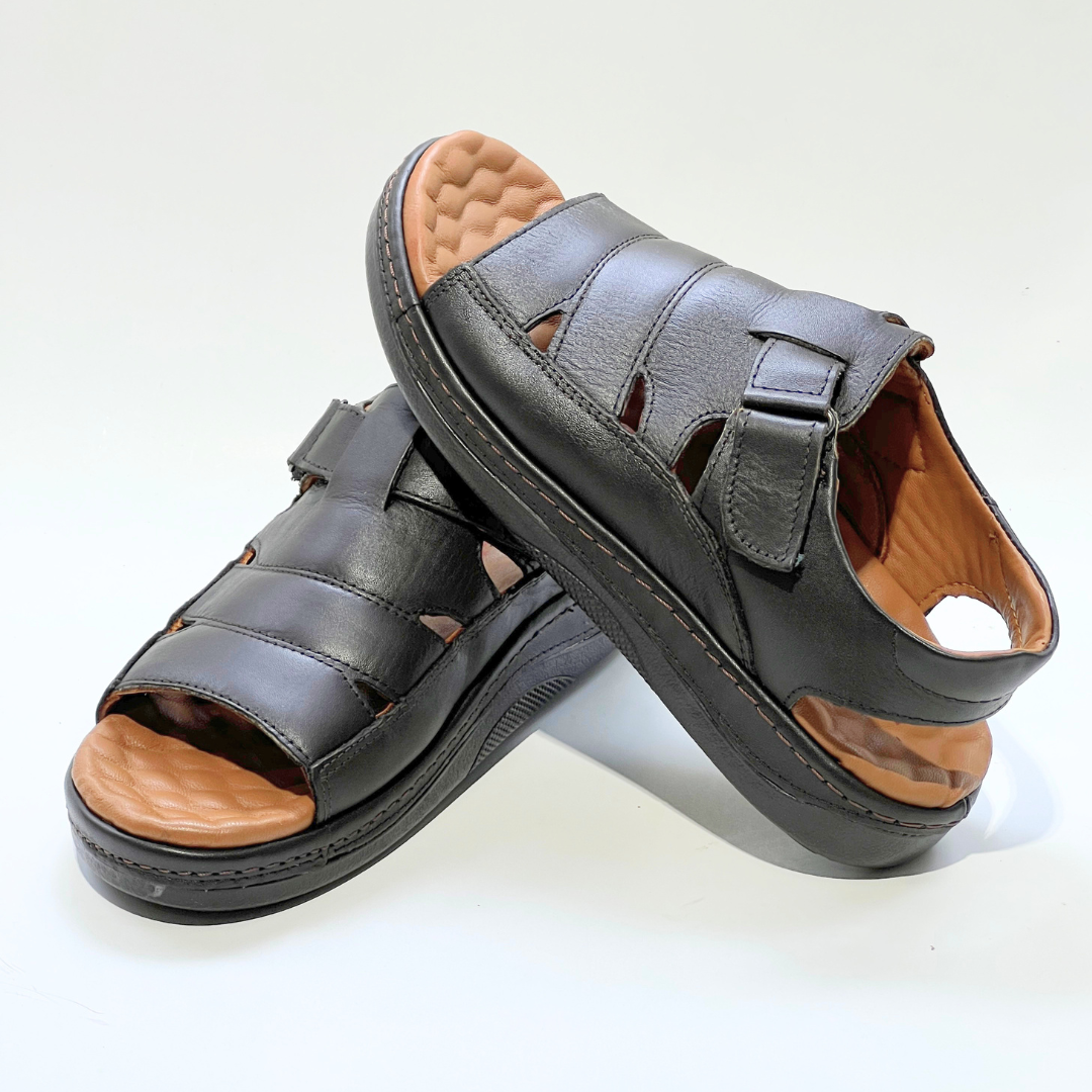 Generic Sandales Pour Hommes 100% Cuir Super Médical MARRO REF 046