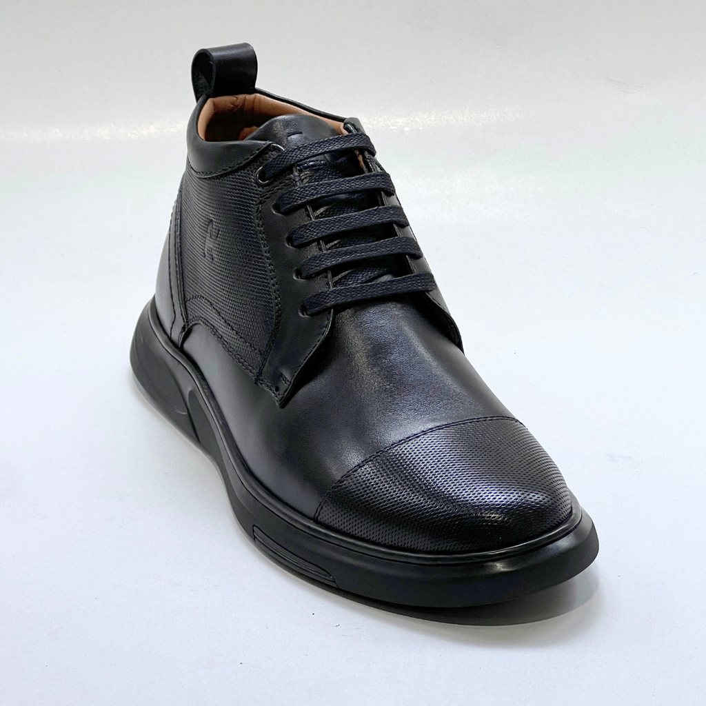 Demi - Bottine 100% Cuir NOIR REF AZ610