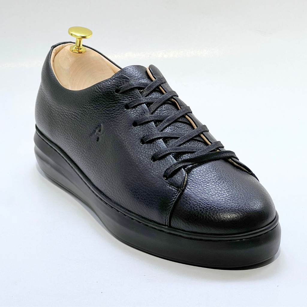 Basket homme S-EVA N en cuir 100% Médical NOIR ref 060