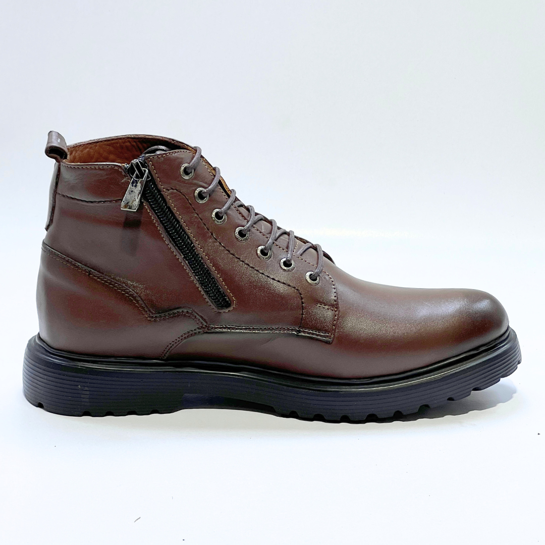 BOOTS RAGAMA - Médical 100% Cuir MARRON REF AZ805