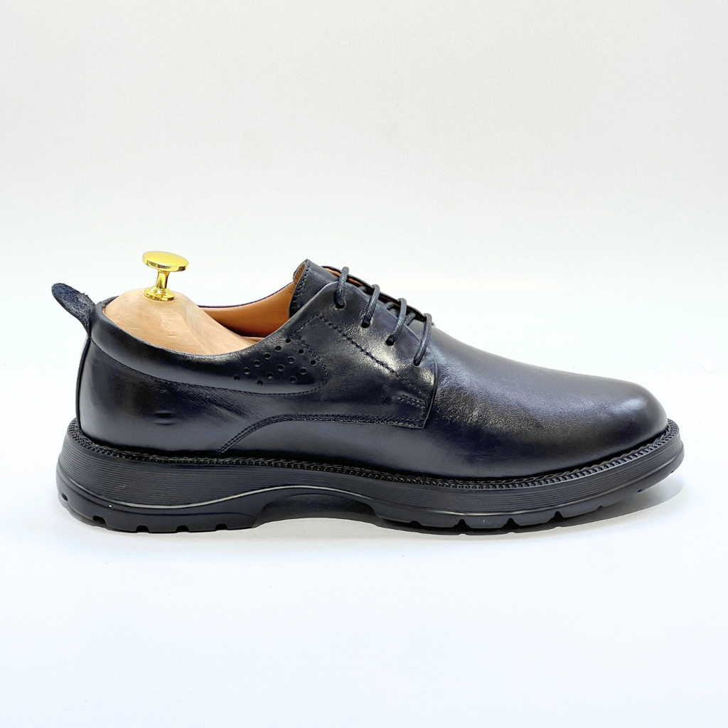 Generic Chaussures Médical Pour Homme 100% NOIR Cuir REF 1028