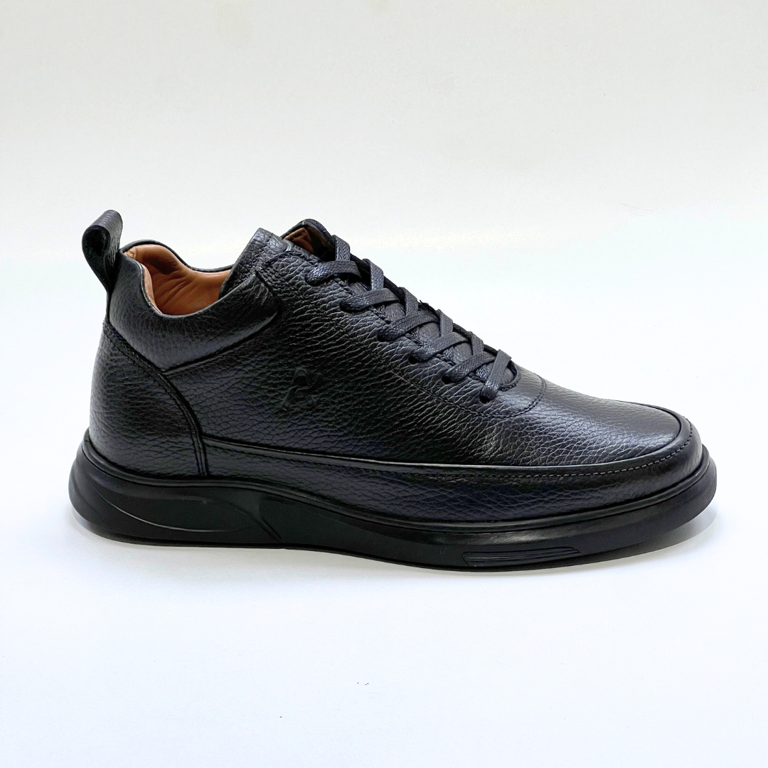 Demi - Bottine Médical 100% Cuir NOIR  REF 609