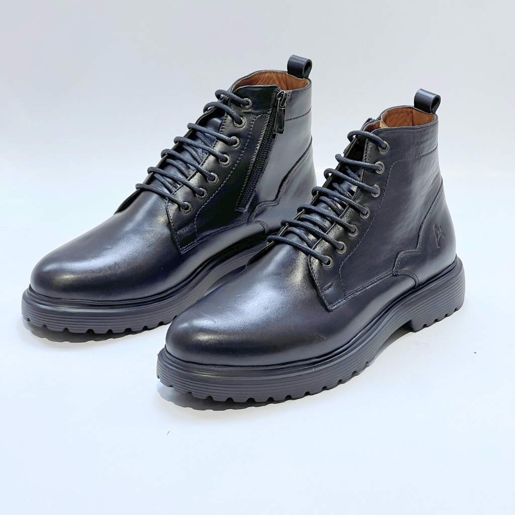 BOOTS RAGAMA - Médical 100% Cuir NOIR REF AZ805