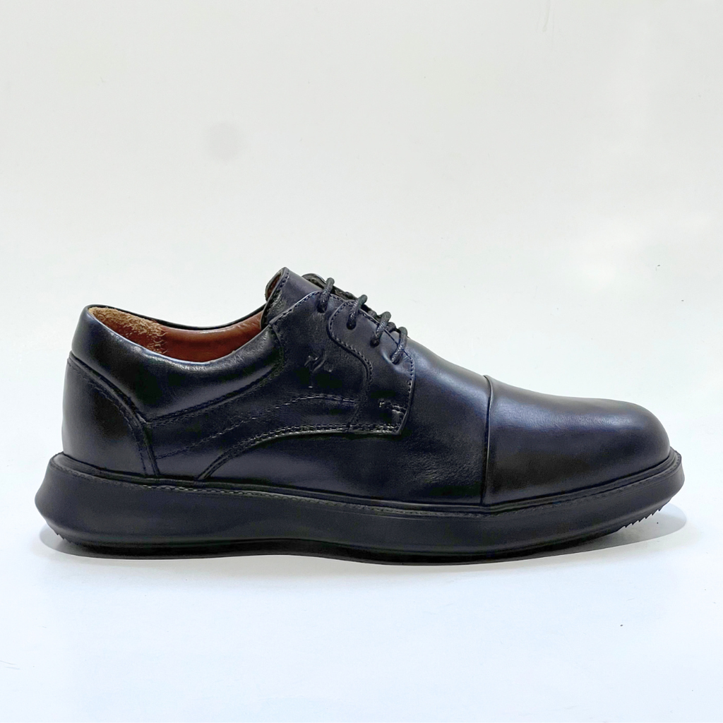 CHAUSSURES Médical 100% EN CUIR VÈRITABLES NOIR Ref 051