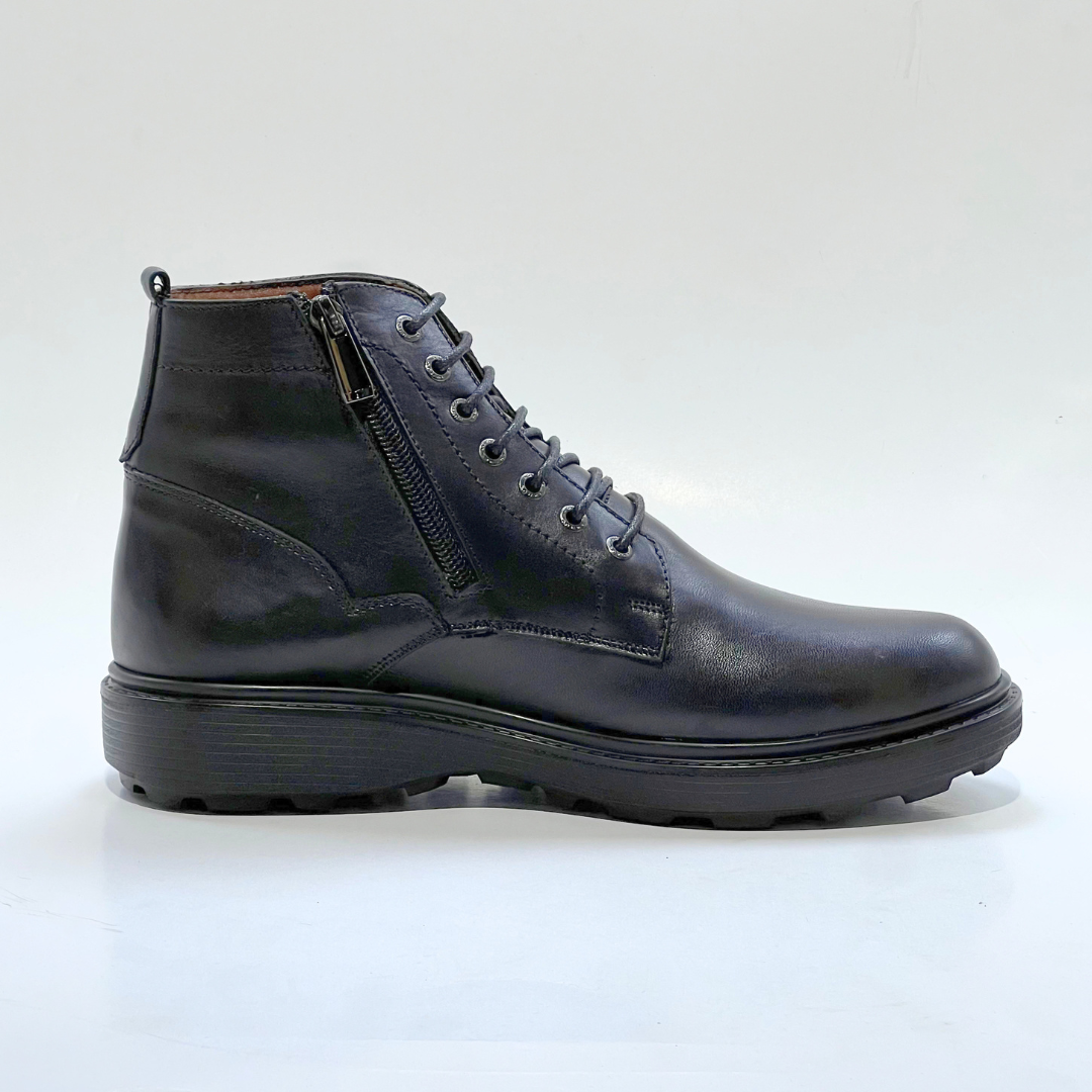 Audrey – Bottines Médicam 100% Cuir En NOIR Ref 805