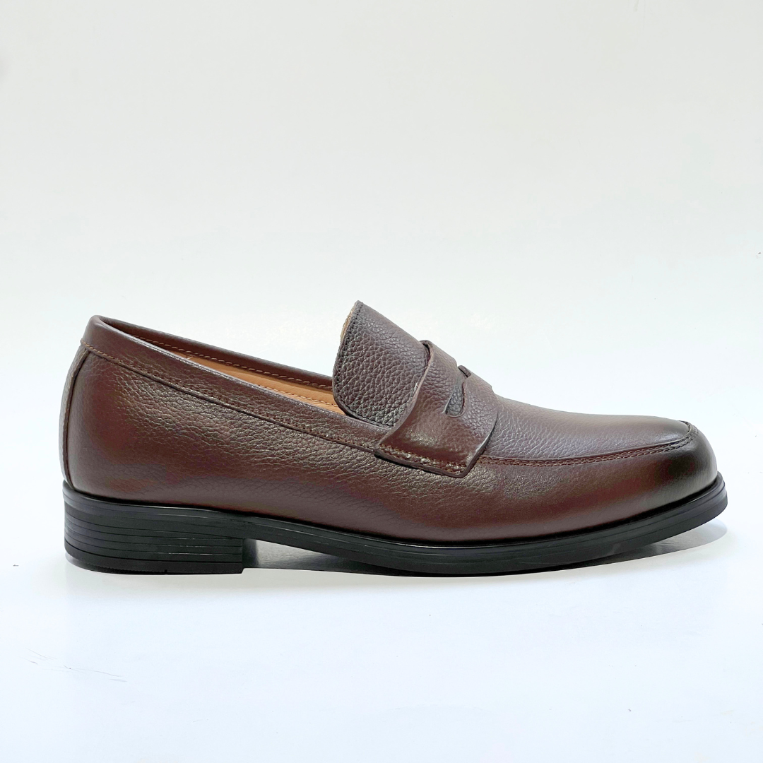MOCASSIN Taylor en Cuir 100% MARRON REF 043