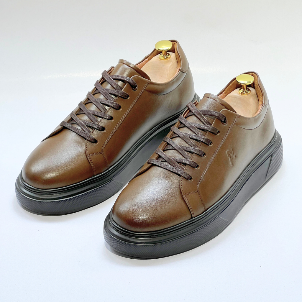 Baletto - SNEAKERS En Cuir Spécialisé tabac REF AZ640