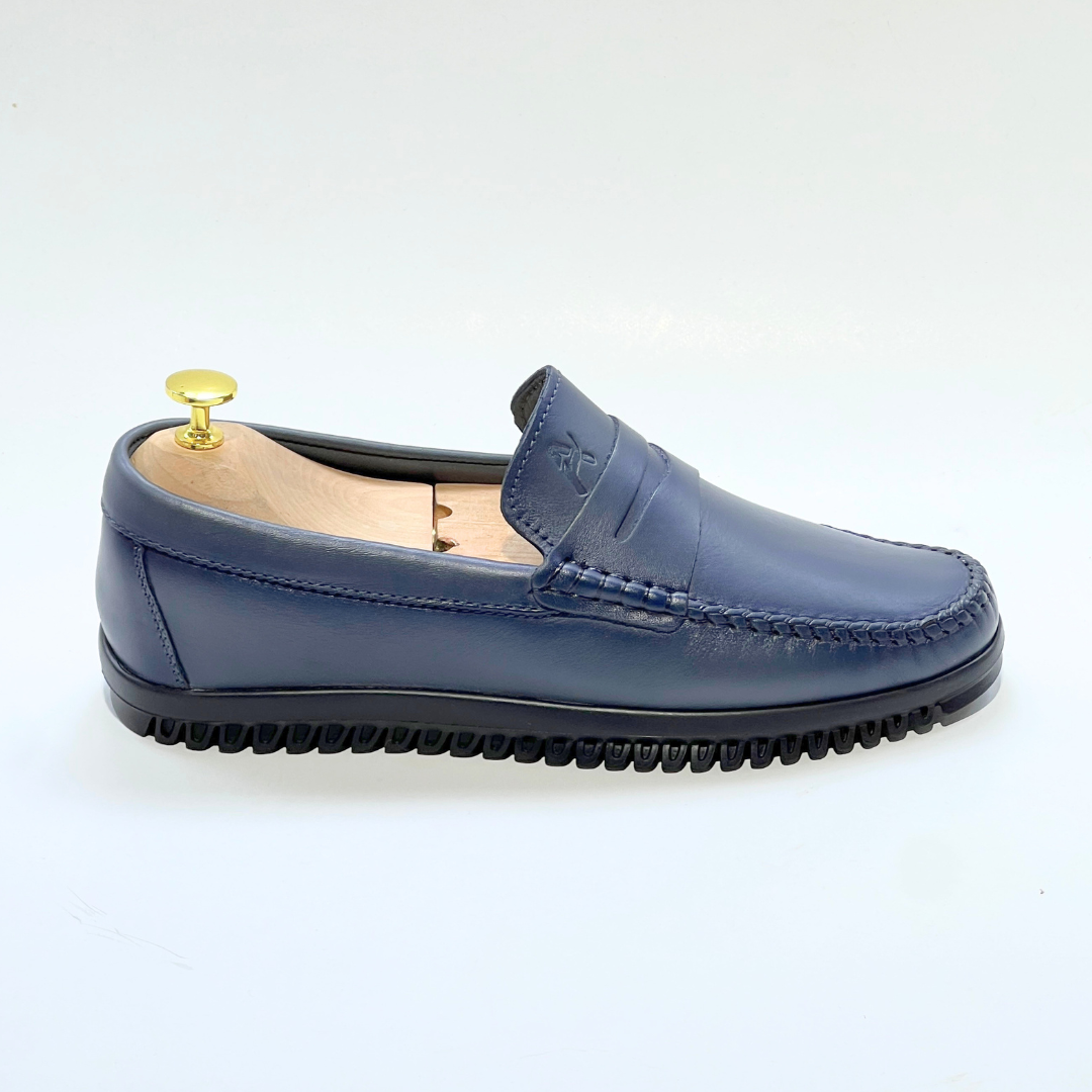 Denver: Mocassin Homme - cuir 100% GRIS REF AZ106