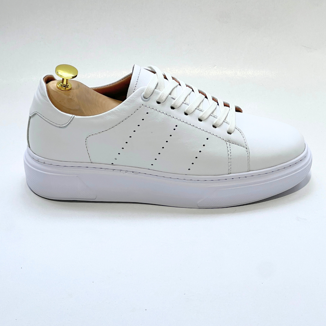 Willson Basket En Cuir 100% Médical BLANC REF 641