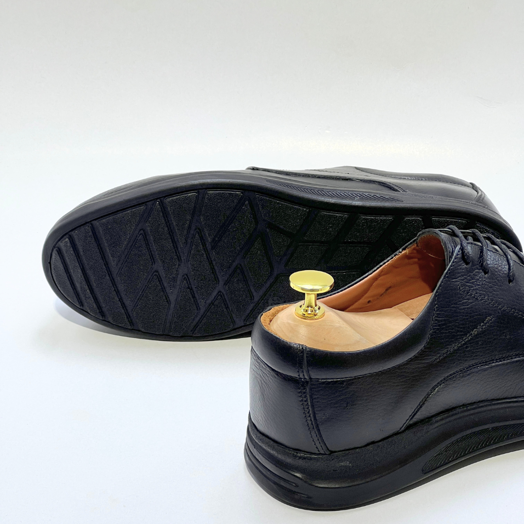 Chaussures Ultra confort en Cuir Noir - az1031