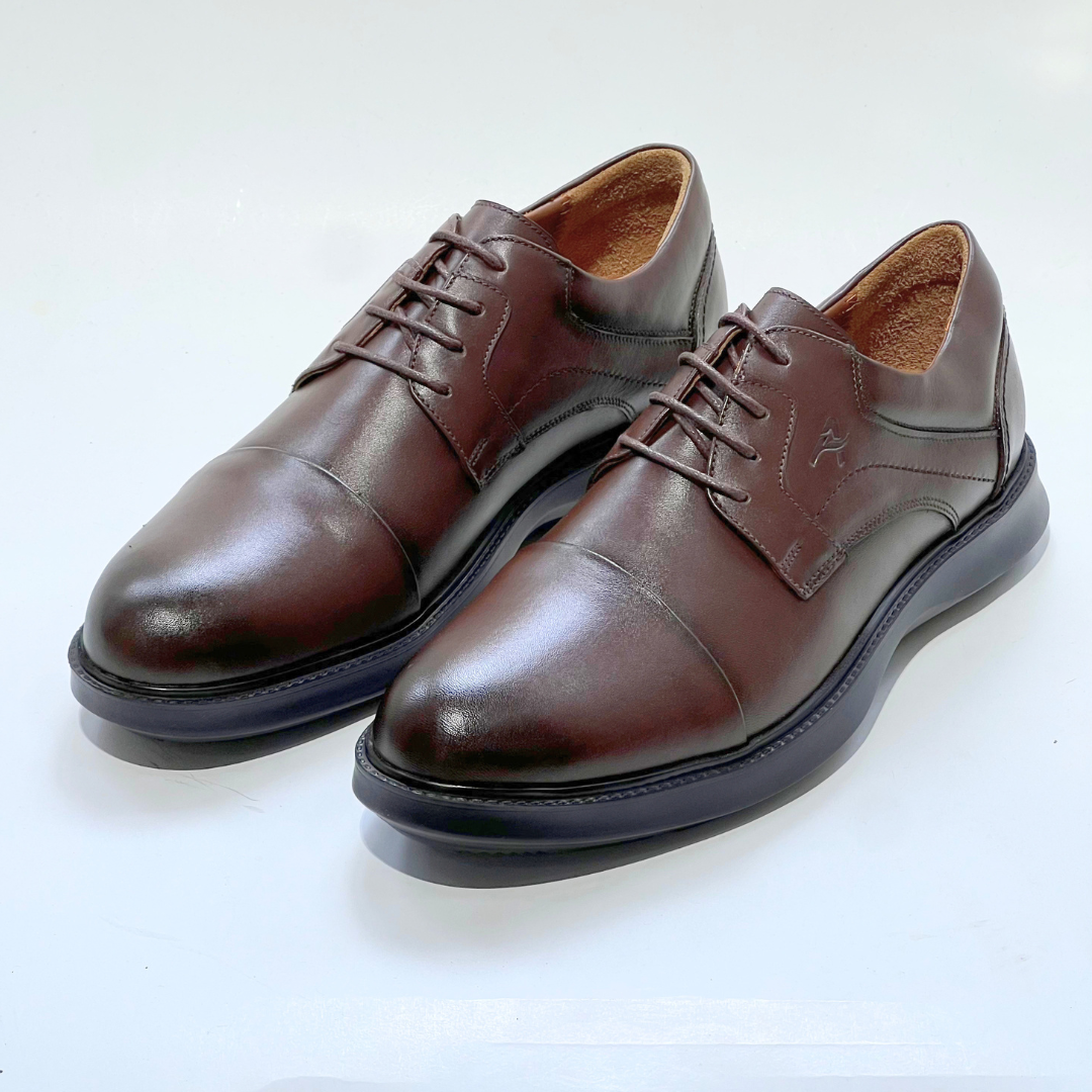 CHAUSSURES Médical 100% EN CUIR VÈRITABLES MARRON Ref 051