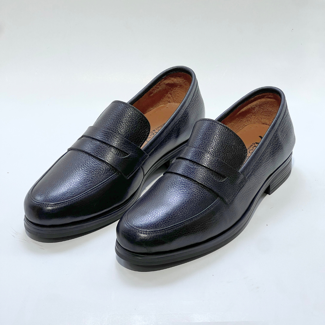 MOCASSIN Taylor en Cuir 100% NOIR REF 043