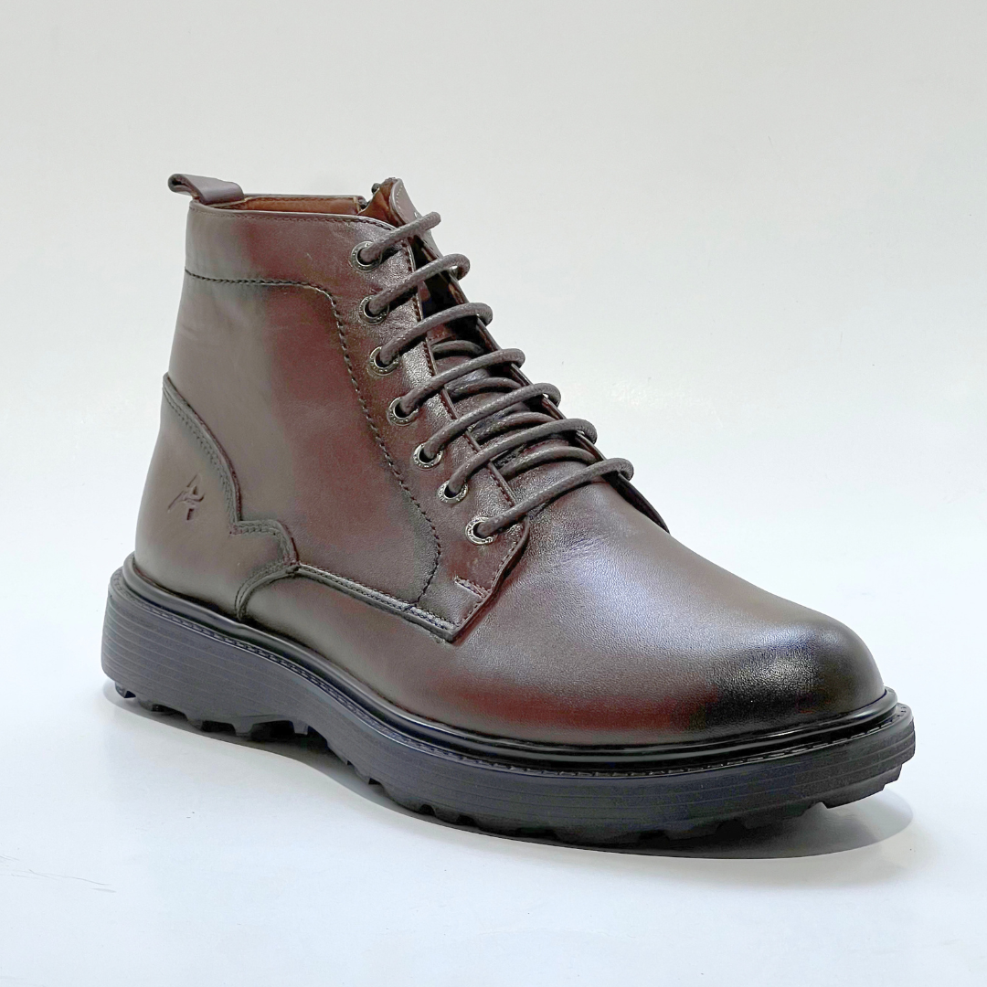 Audrey – Bottines Médicam 100% Cuir En Marron Ref 805