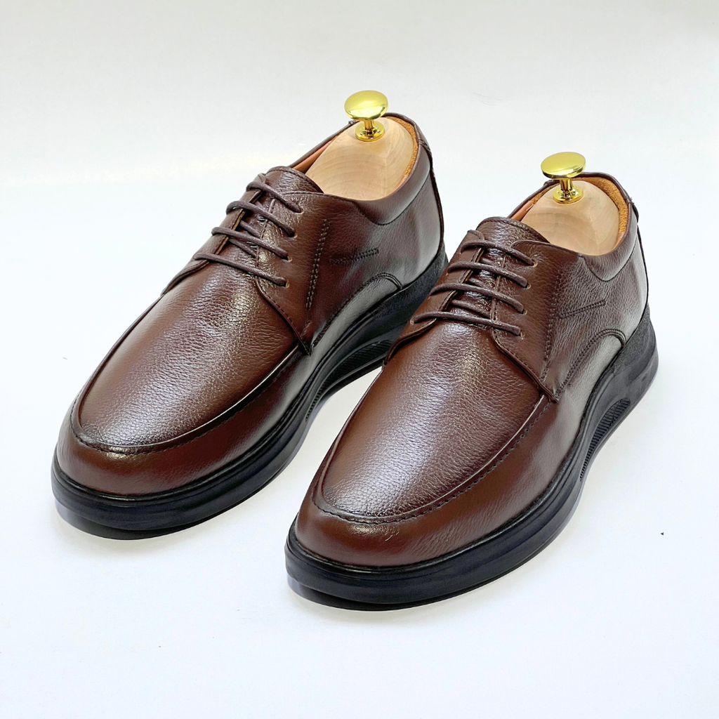 Chaussures Ultra confort en Cuir Marron - az1031