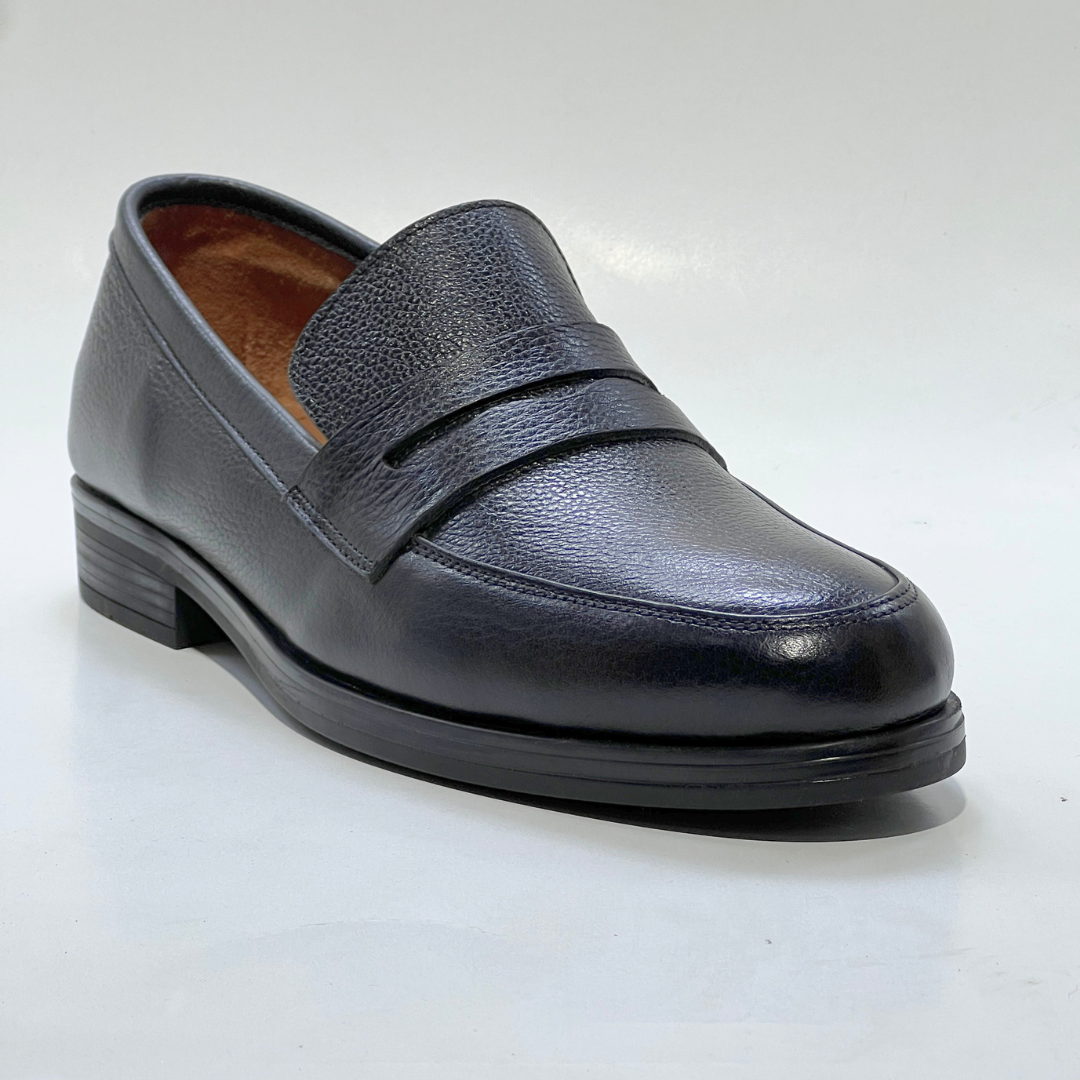 MOCASSIN Taylor en Cuir 100% NOIR REF 043